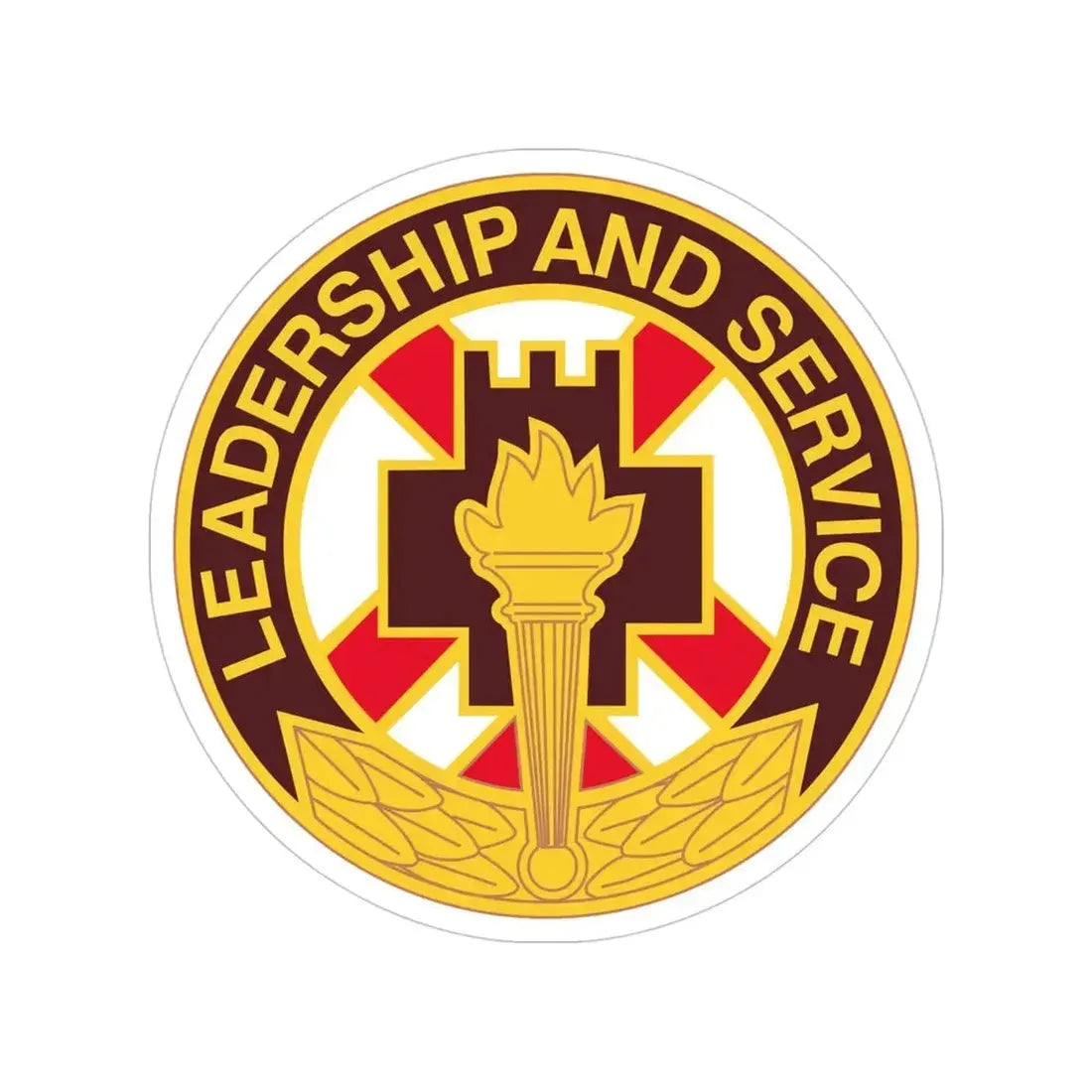 5 Medical Brigade (U.S. Army) Transparent STICKER Die-Cut Vinyl Decal - The Sticker Space