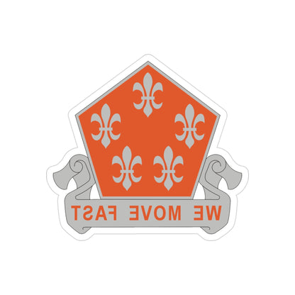 5 Signal Battalion (U.S. Army) REVERSE PRINT Transparent STICKER-3 Inch-The Sticker Space