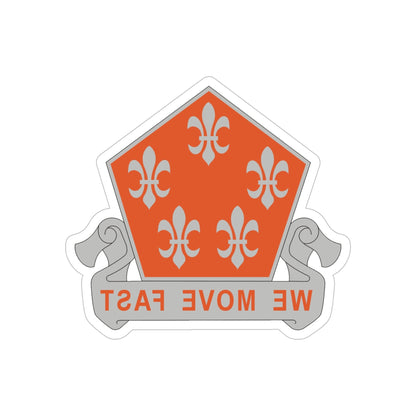 5 Signal Battalion (U.S. Army) REVERSE PRINT Transparent STICKER-6 Inch-The Sticker Space