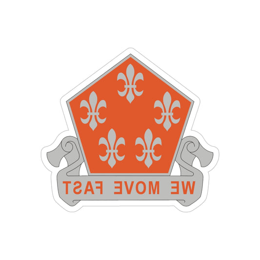 5 Signal Battalion (U.S. Army) REVERSE PRINT Transparent STICKER-6 Inch-The Sticker Space