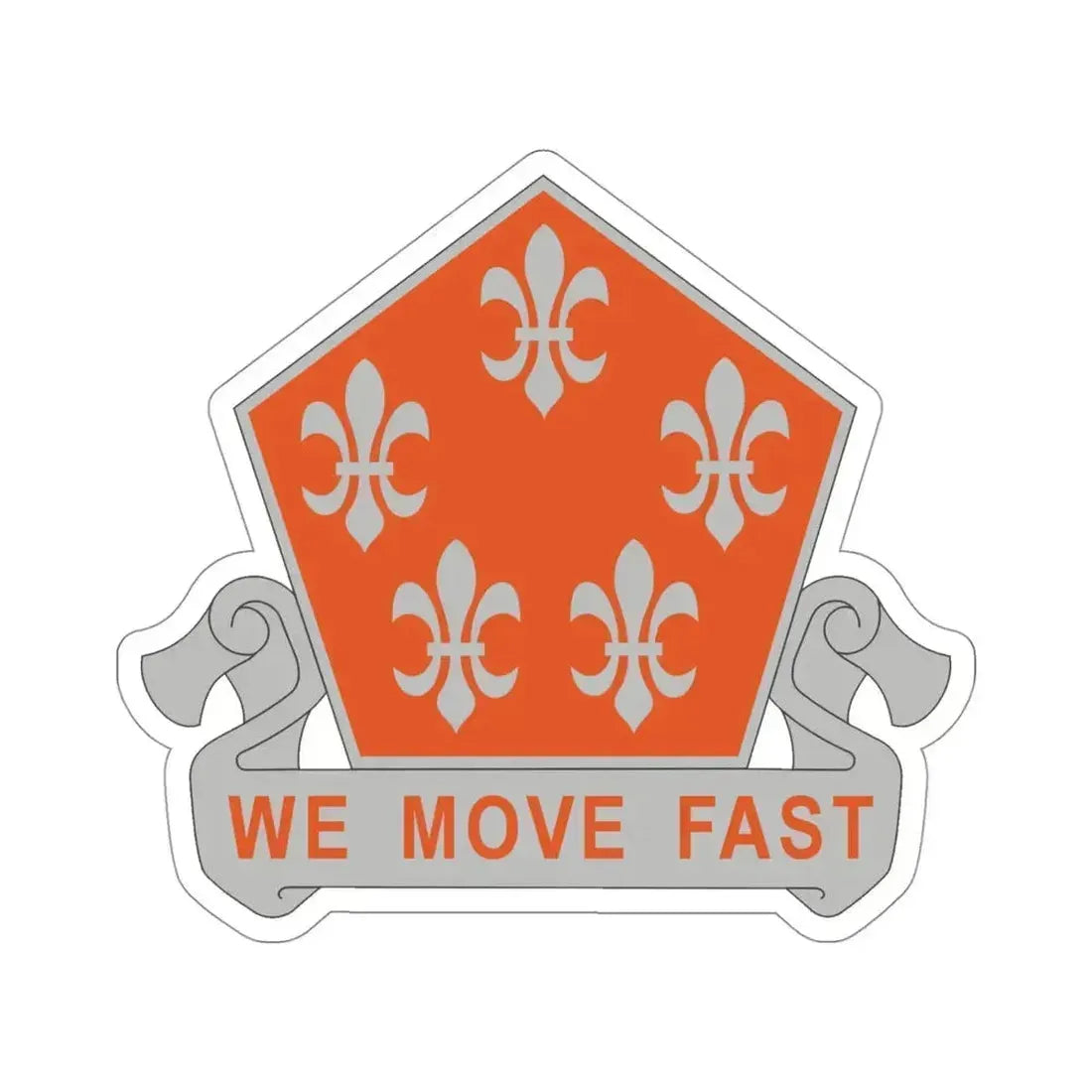 5 Signal Battalion (U.S. Army) STICKER Vinyl Die-Cut Decal 4 Inch - The Sticker Space