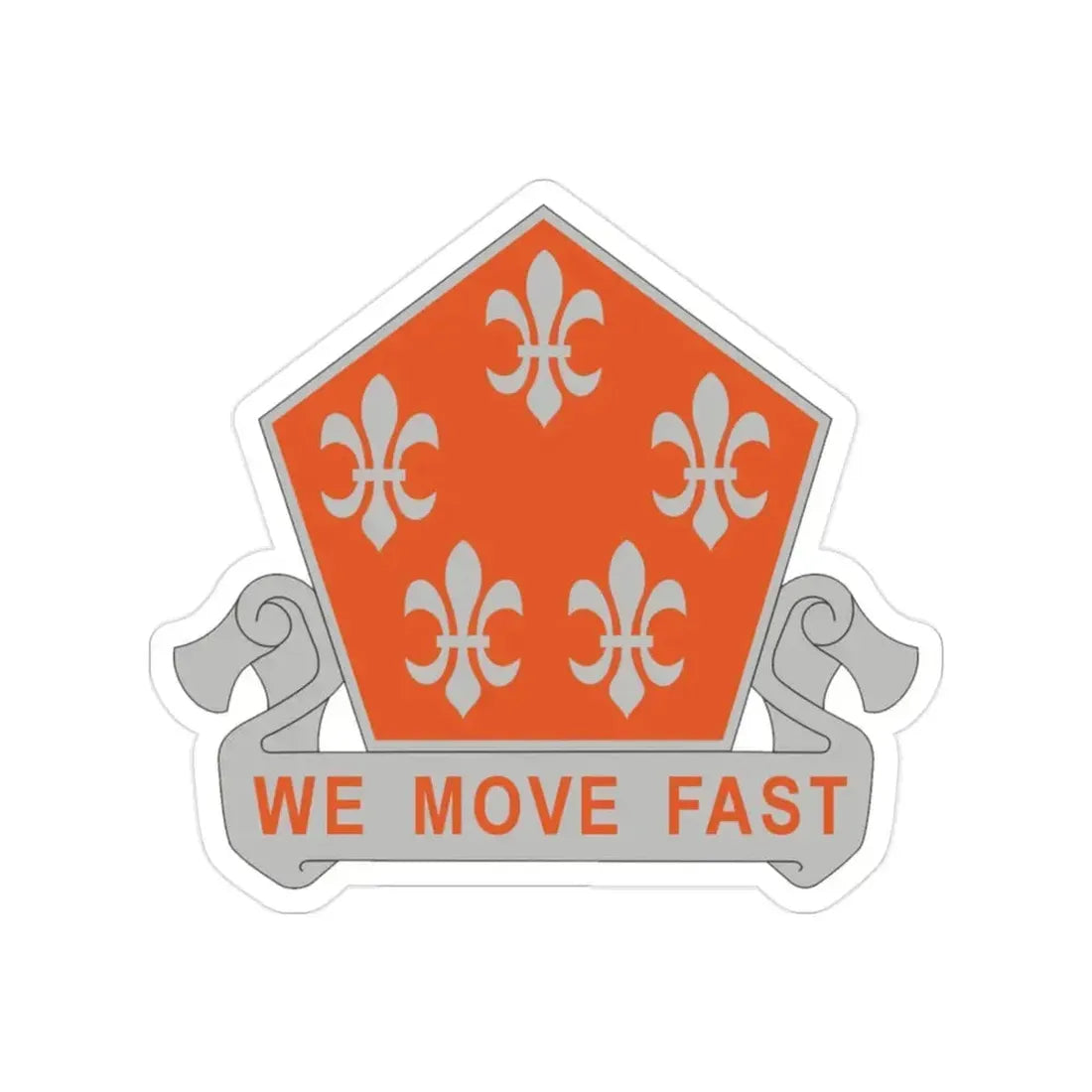 5 Signal Battalion (U.S. Army) Transparent STICKER Die-Cut Vinyl Decal 2 Inch - The Sticker Space