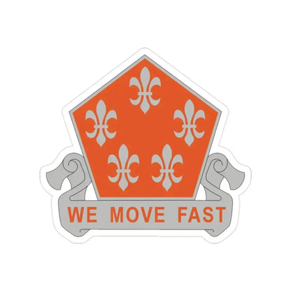 5 Signal Battalion (U.S. Army) Transparent STICKER Die-Cut Vinyl Decal 2 Inch - The Sticker Space