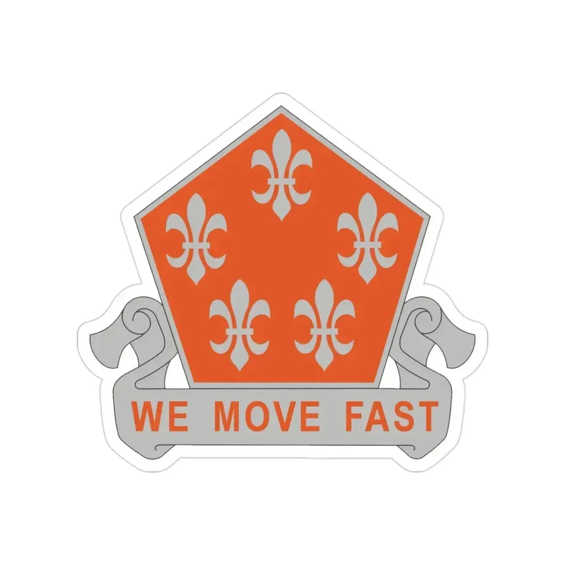 5 Signal Battalion (U.S. Army) Transparent STICKER Die-Cut Vinyl Decal 3 Inch - The Sticker Space