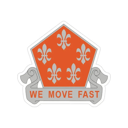 5 Signal Battalion (U.S. Army) Transparent STICKER Die-Cut Vinyl Decal 5 Inch - The Sticker Space