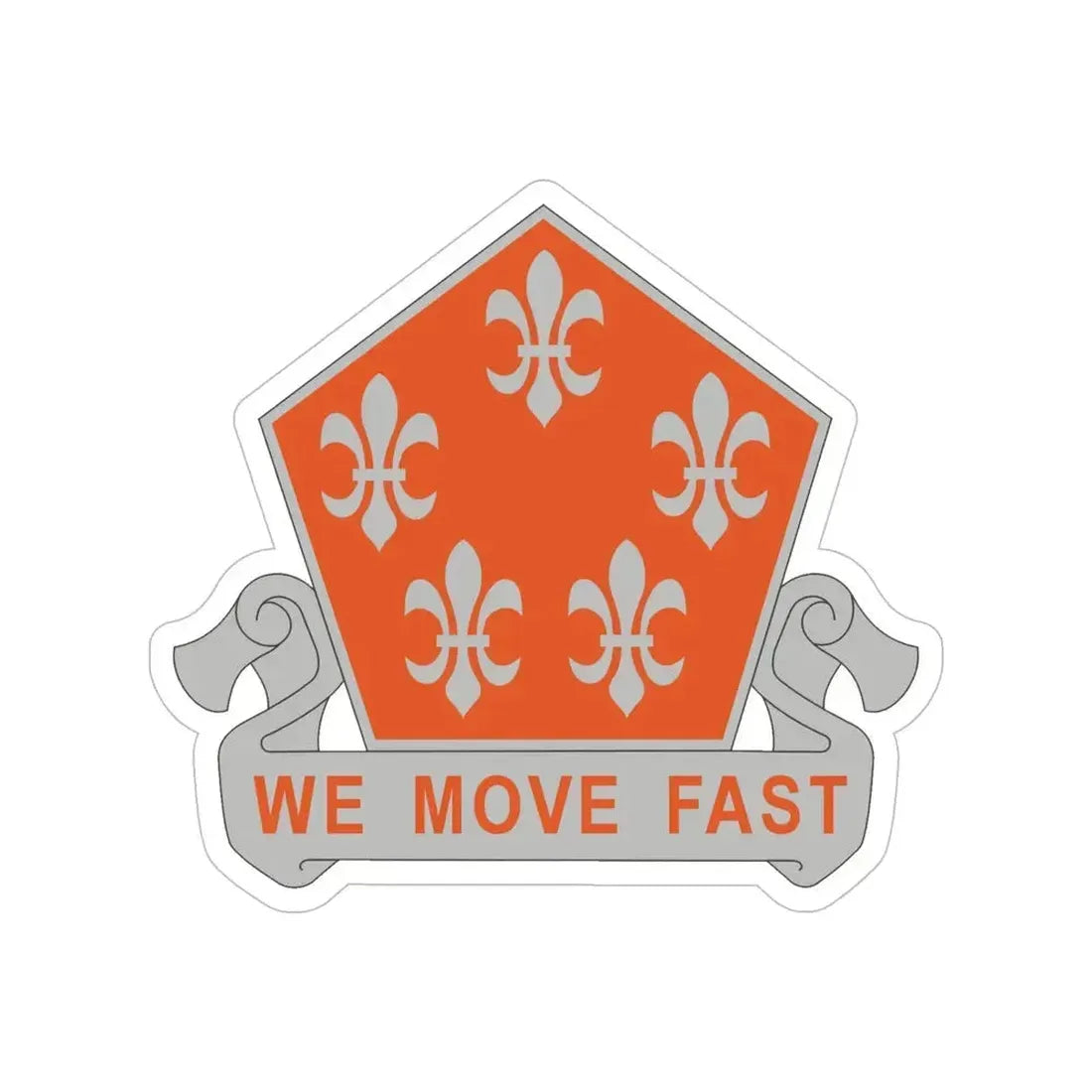 5 Signal Battalion (U.S. Army) Transparent STICKER Die-Cut Vinyl Decal 6 Inch - The Sticker Space