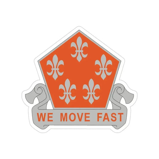 5 Signal Battalion (U.S. Army) Transparent STICKER Die-Cut Vinyl Decal 6 Inch - The Sticker Space