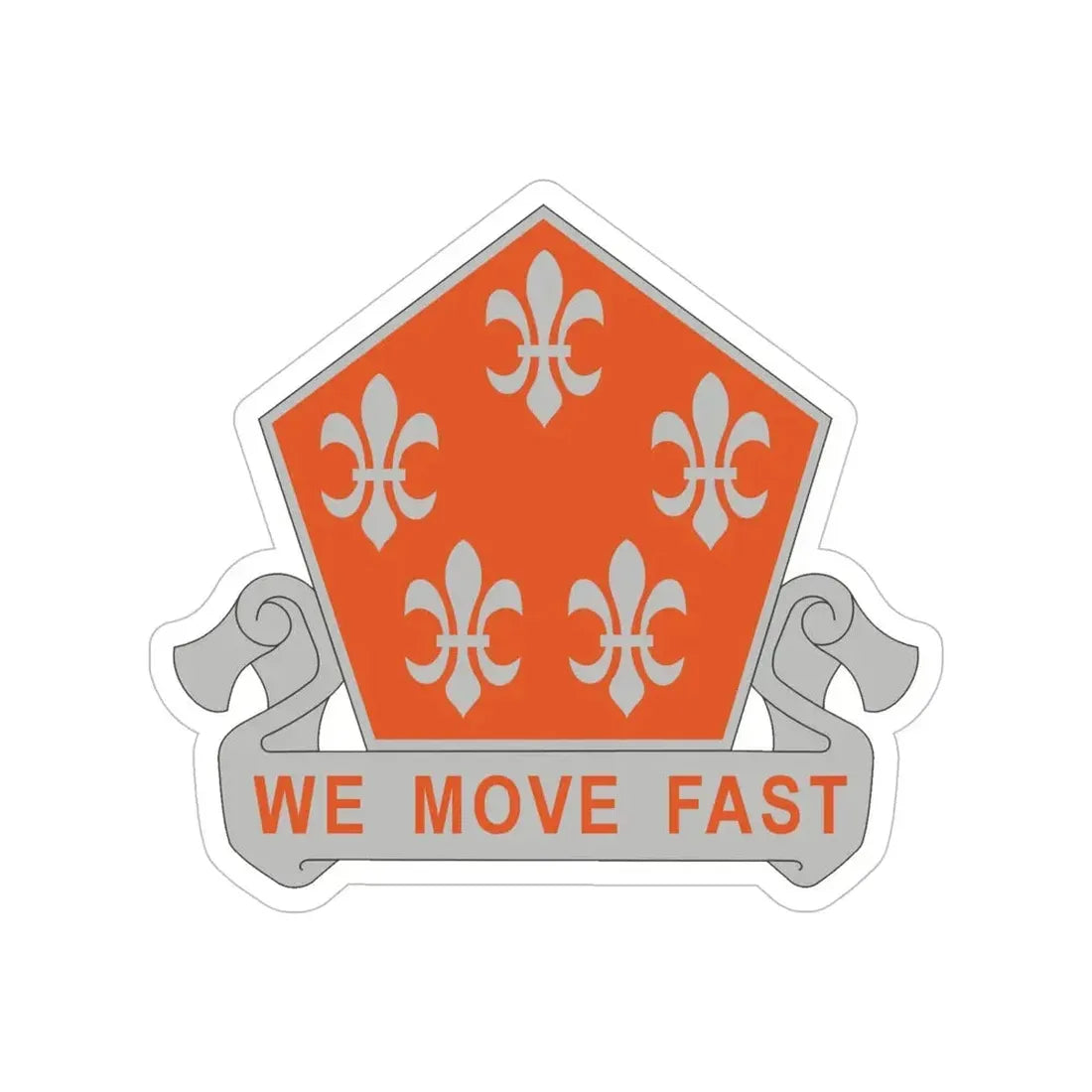 5 Signal Battalion (U.S. Army) Transparent STICKER Die-Cut Vinyl Decal - The Sticker Space