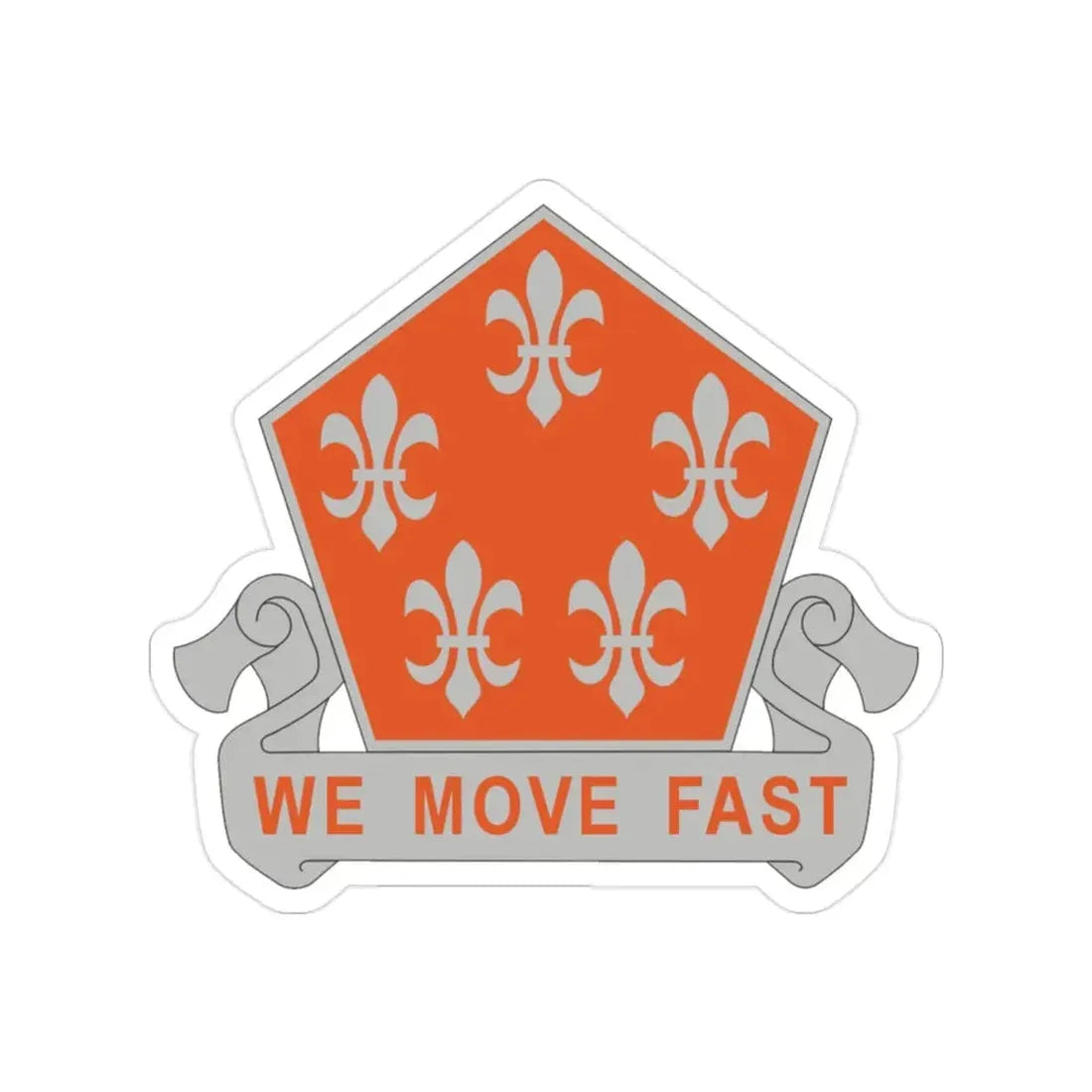 5 Signal Battalion (U.S. Army) Transparent STICKER Die-Cut Vinyl Decal - The Sticker Space