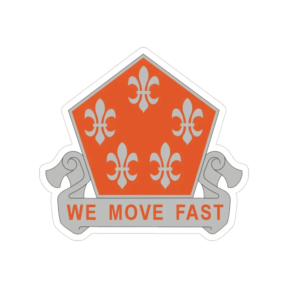 5 Signal Battalion (U.S. Army) Transparent STICKER Die-Cut Vinyl Decal - The Sticker Space