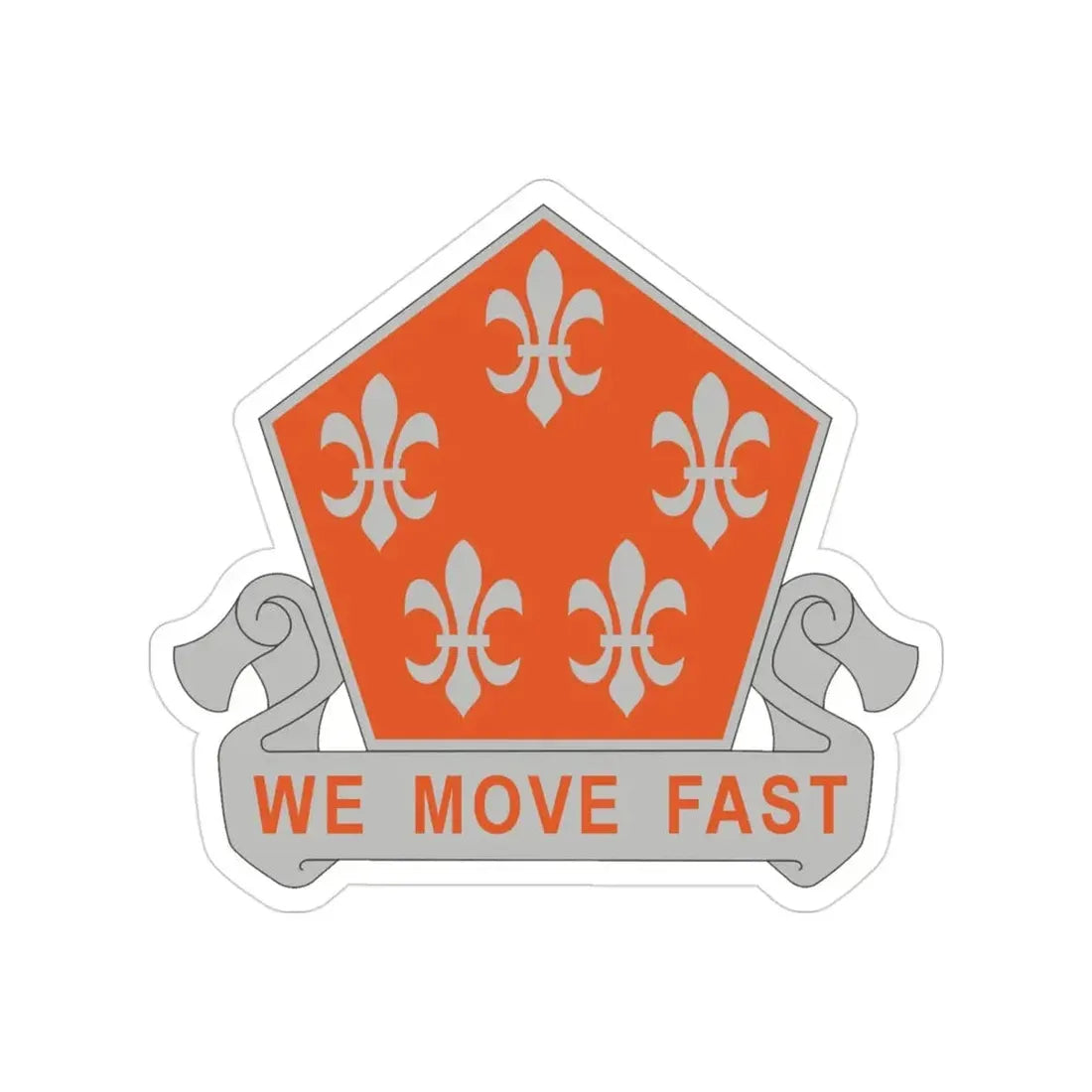 5 Signal Battalion (U.S. Army) Transparent STICKER Die-Cut Vinyl Decal - The Sticker Space