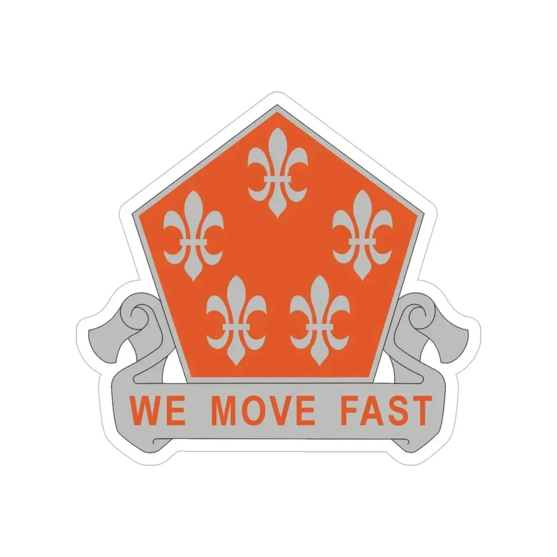 5 Signal Battalion (U.S. Army) Transparent STICKER Die-Cut Vinyl Decal - The Sticker Space