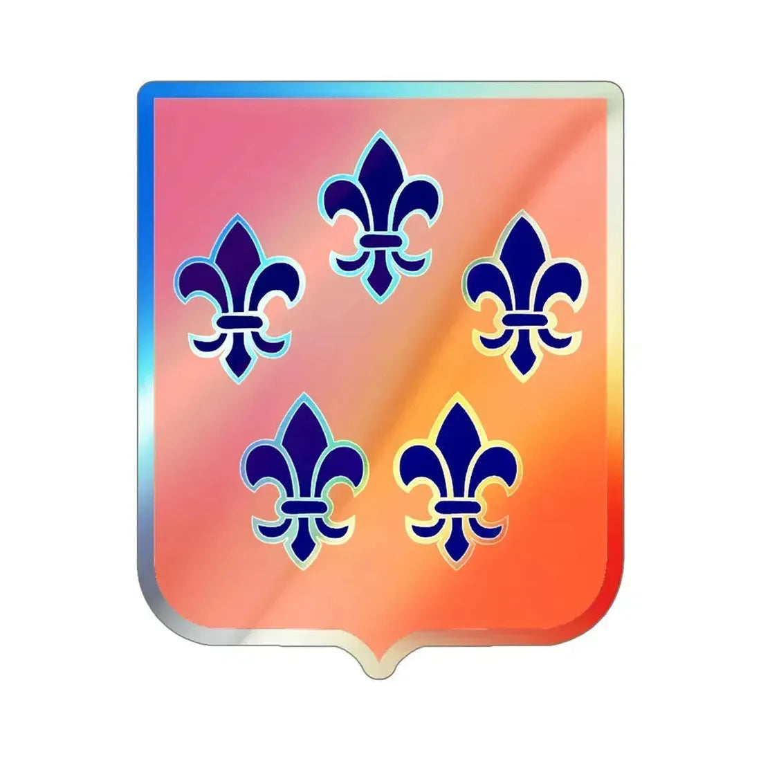 5 Signal Battalion v2 (U.S. Army) Holographic STICKER Die-Cut Vinyl Decal 5 Inch Holographic - The Sticker Space