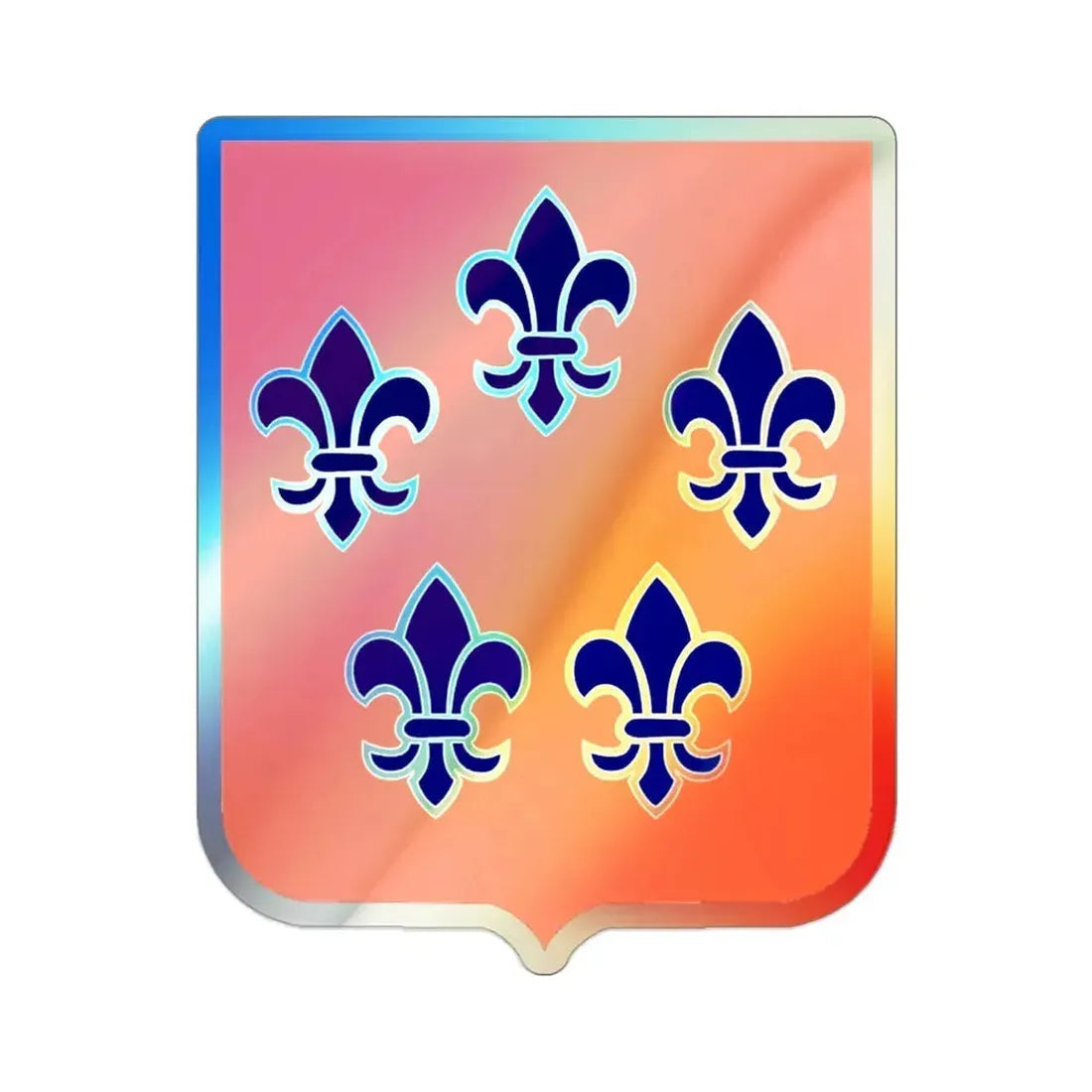 5 Signal Battalion v2 (U.S. Army) Holographic STICKER Die-Cut Vinyl Decal - The Sticker Space