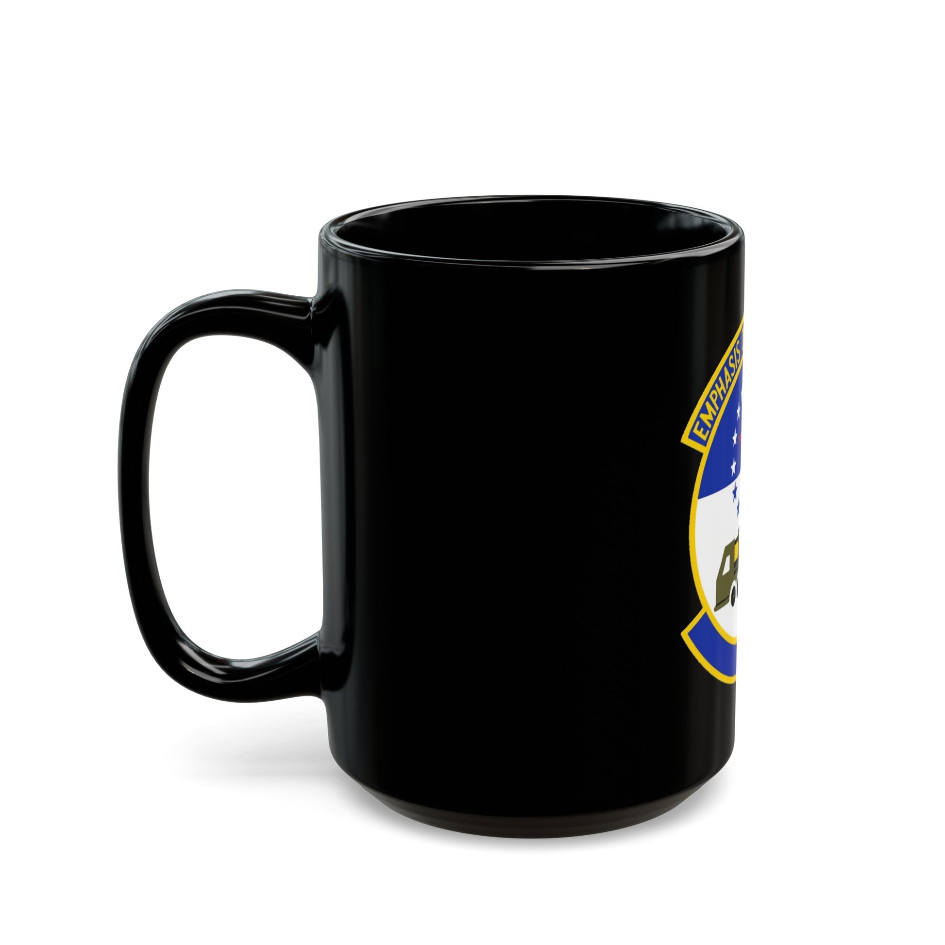 50 Aerial Port Squadron AFRC (U.S. Air Force) Black Coffee Mug-The Sticker Space