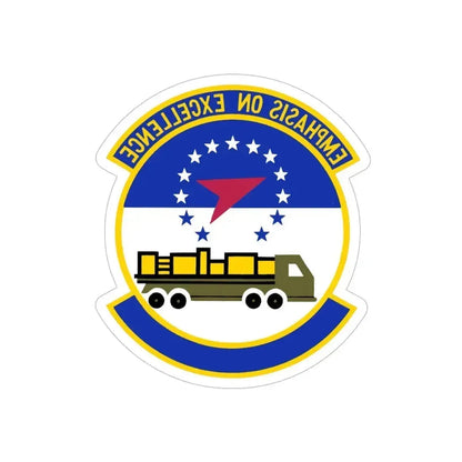 50 Aerial Port Squadron AFRC (U.S. Air Force) REVERSE PRINT Transparent Die-Cut STICKER 6 Inch Die-Cut Transparent - The Sticker Space