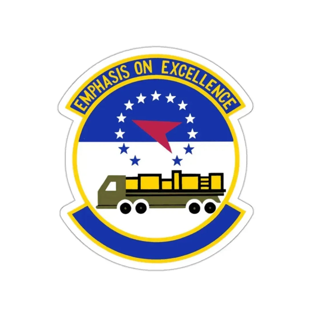 50 Aerial Port Squadron AFRC (U.S. Air Force) STICKER Vinyl Kiss-Cut Decal - The Sticker Space