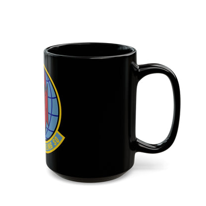 50 Air Refueling Squadron AMC (U.S. Air Force) Black Coffee Mug-The Sticker Space