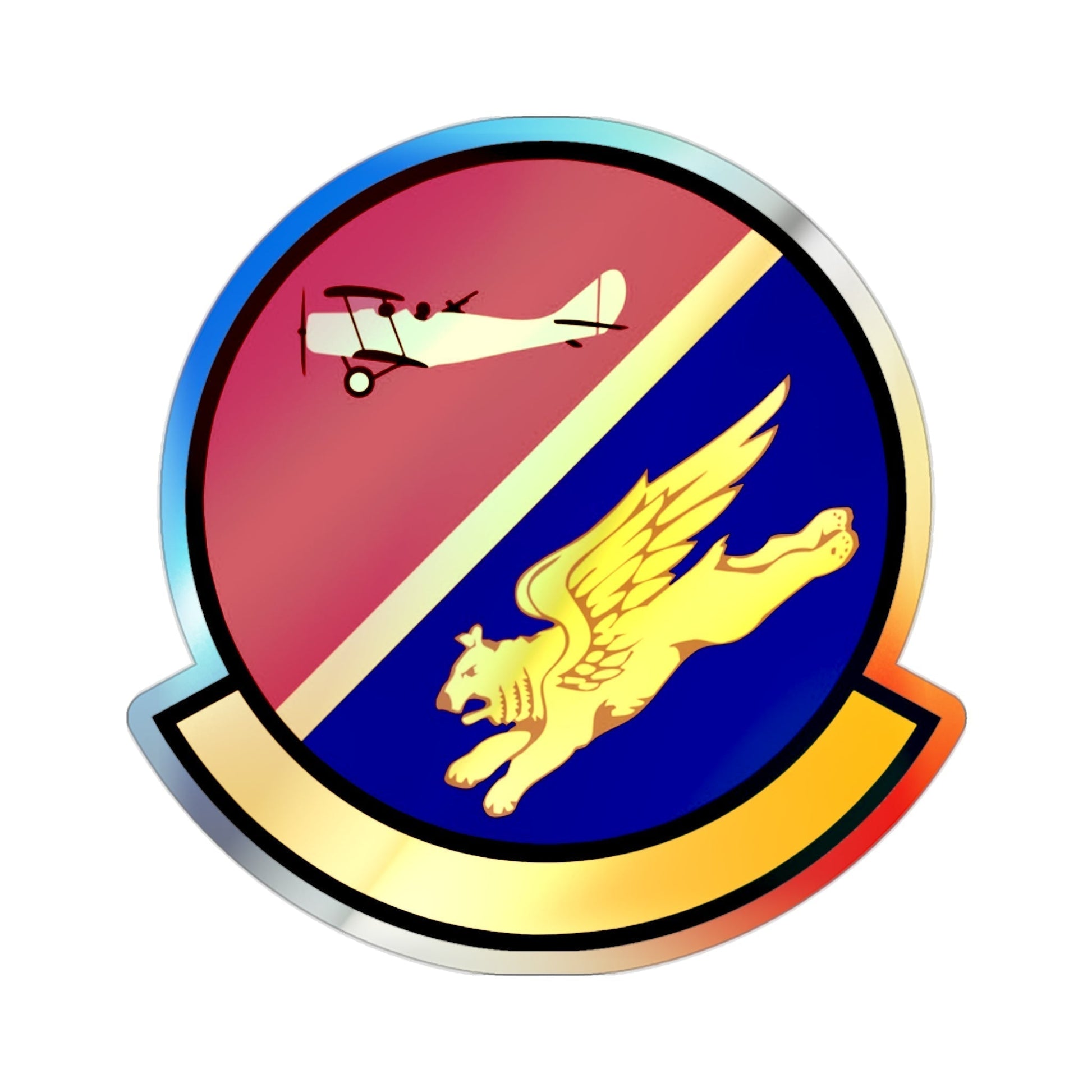 50 Attack Squadron ACC (U.S. Air Force) Holographic STICKER Die-Cut Vinyl Decal-2 Inch-The Sticker Space