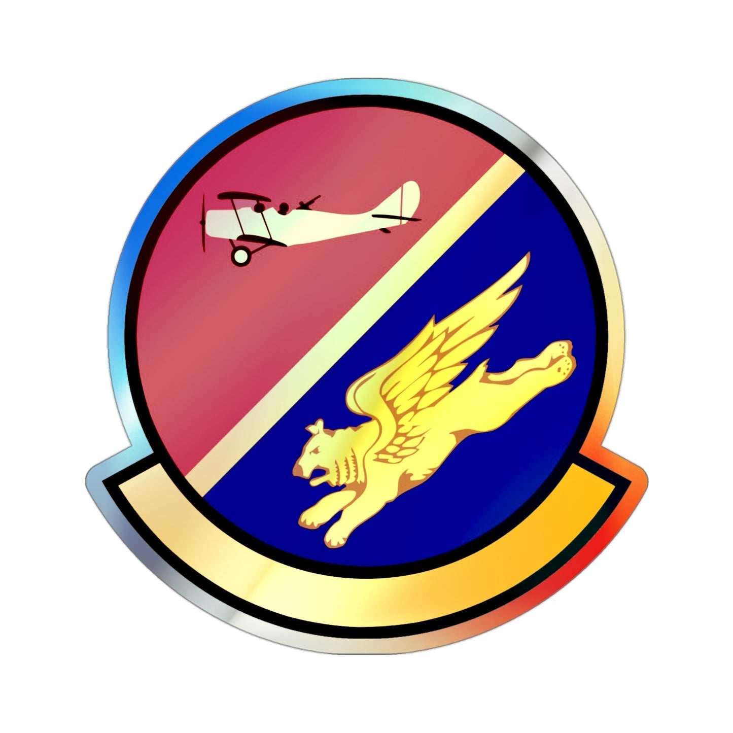 50 Attack Squadron ACC (U.S. Air Force) Holographic STICKER Die-Cut Vinyl Decal-3 Inch-The Sticker Space