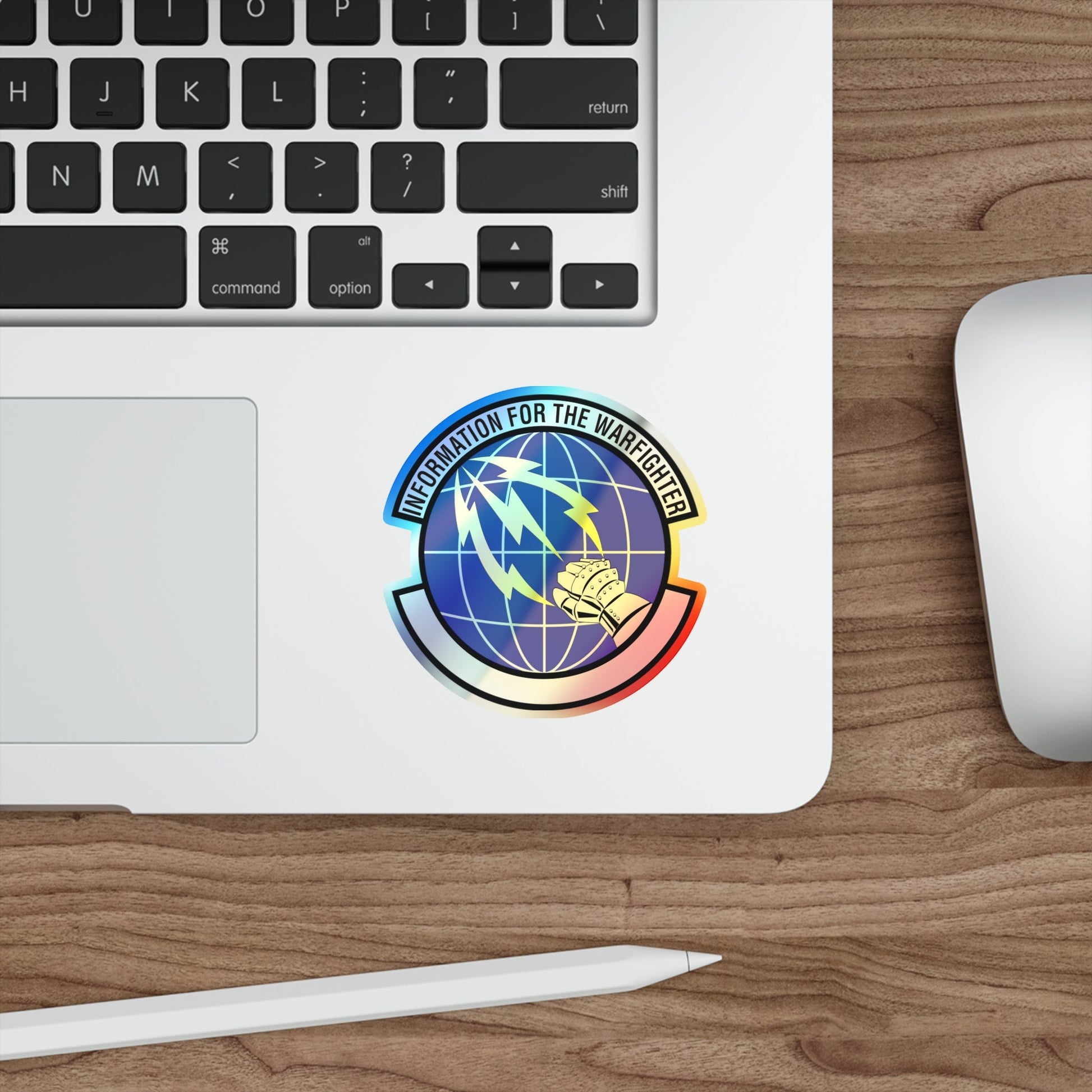 50 Communications Squadron USSF (U.S. Air Force) Holographic STICKER Die-Cut Vinyl Decal-The Sticker Space