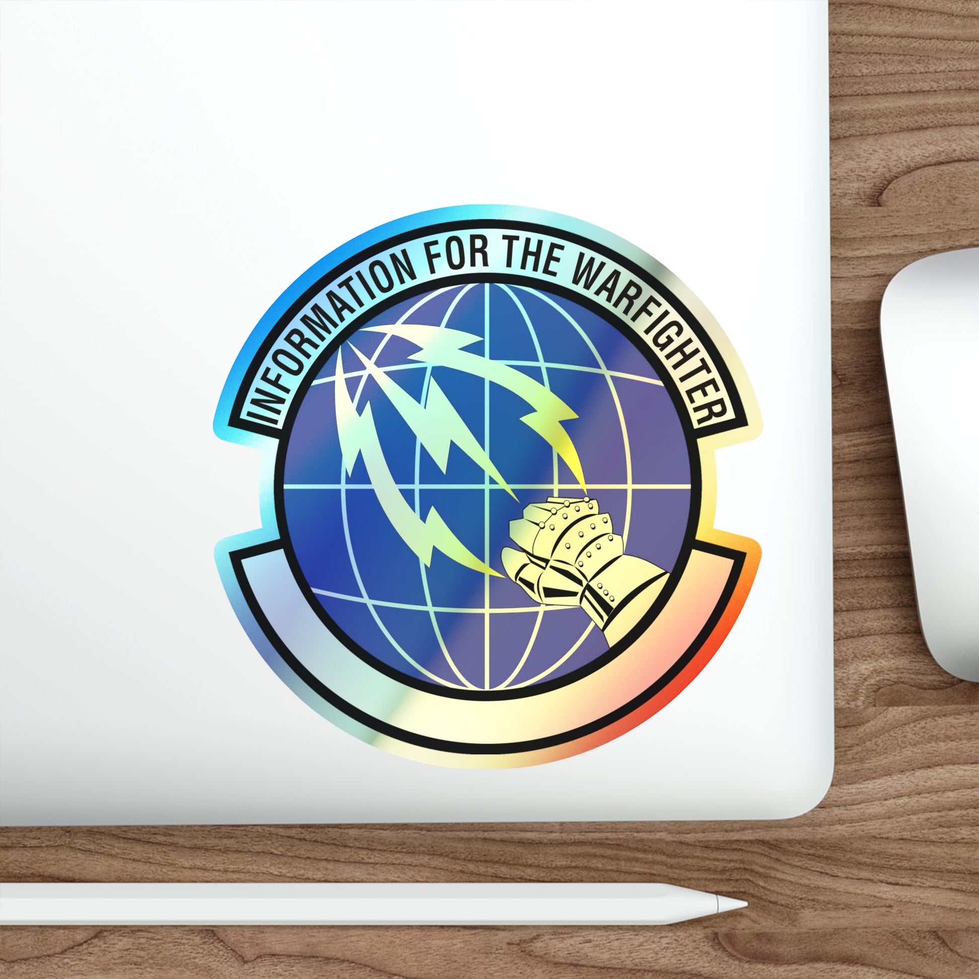 50 Communications Squadron USSF (U.S. Air Force) Holographic STICKER Die-Cut Vinyl Decal-The Sticker Space