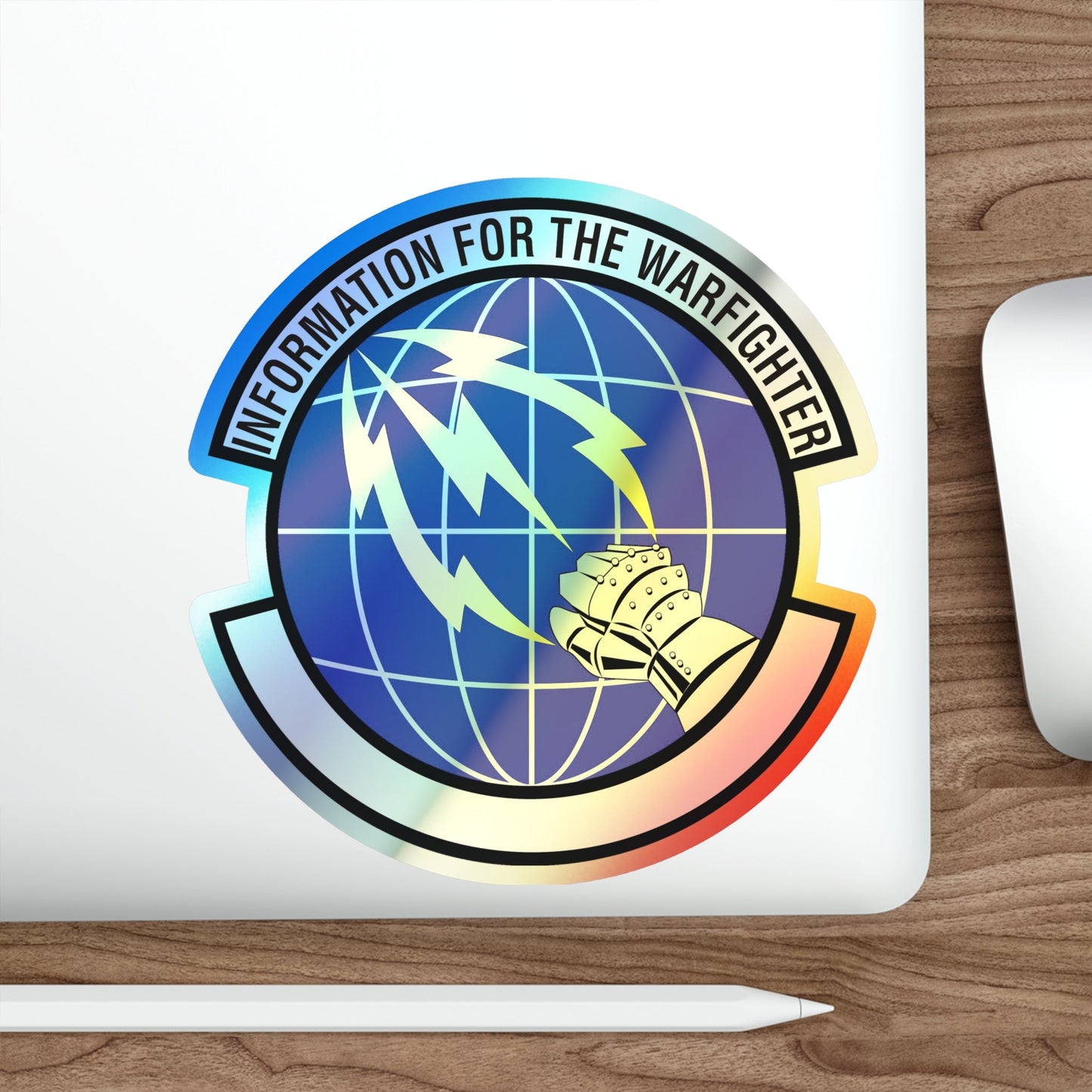 50 Communications Squadron USSF (U.S. Air Force) Holographic STICKER Die-Cut Vinyl Decal-The Sticker Space