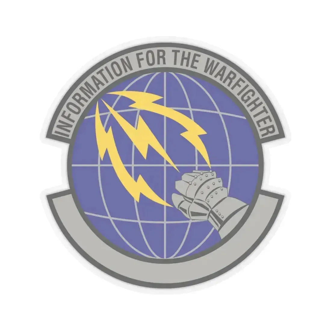 50 Communications Squadron USSF (U.S. Air Force) STICKER Vinyl Kiss-Cut Decal 6 Inch Transparent - The Sticker Space