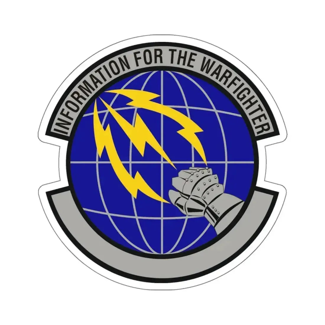 50 Communications Squadron USSF (U.S. Air Force) STICKER Vinyl Kiss-Cut Decal 6 Inch White - The Sticker Space