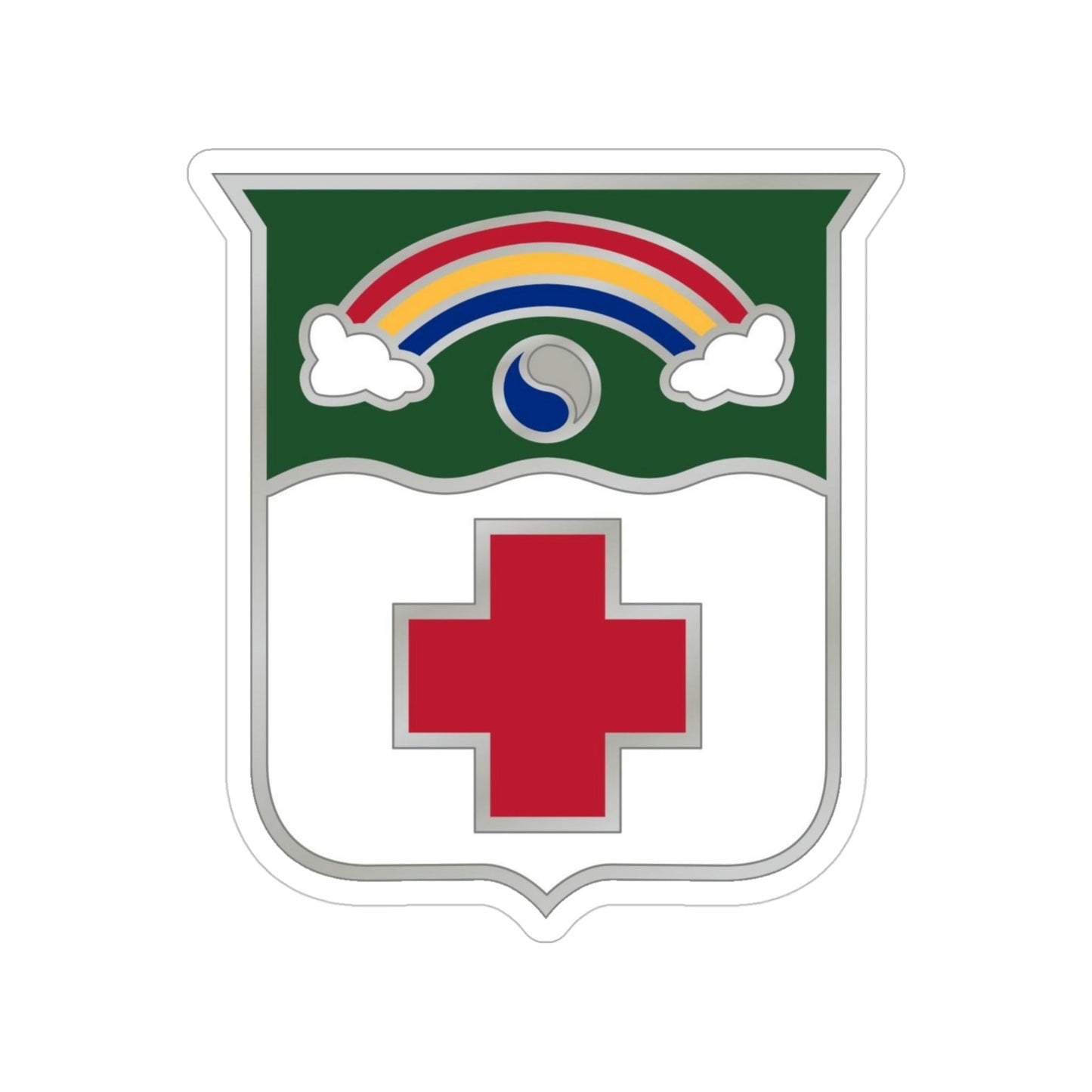 50 Medical Battalion (U.S. Army) Transparent STICKER Die-Cut Vinyl Decal-4 Inch-The Sticker Space