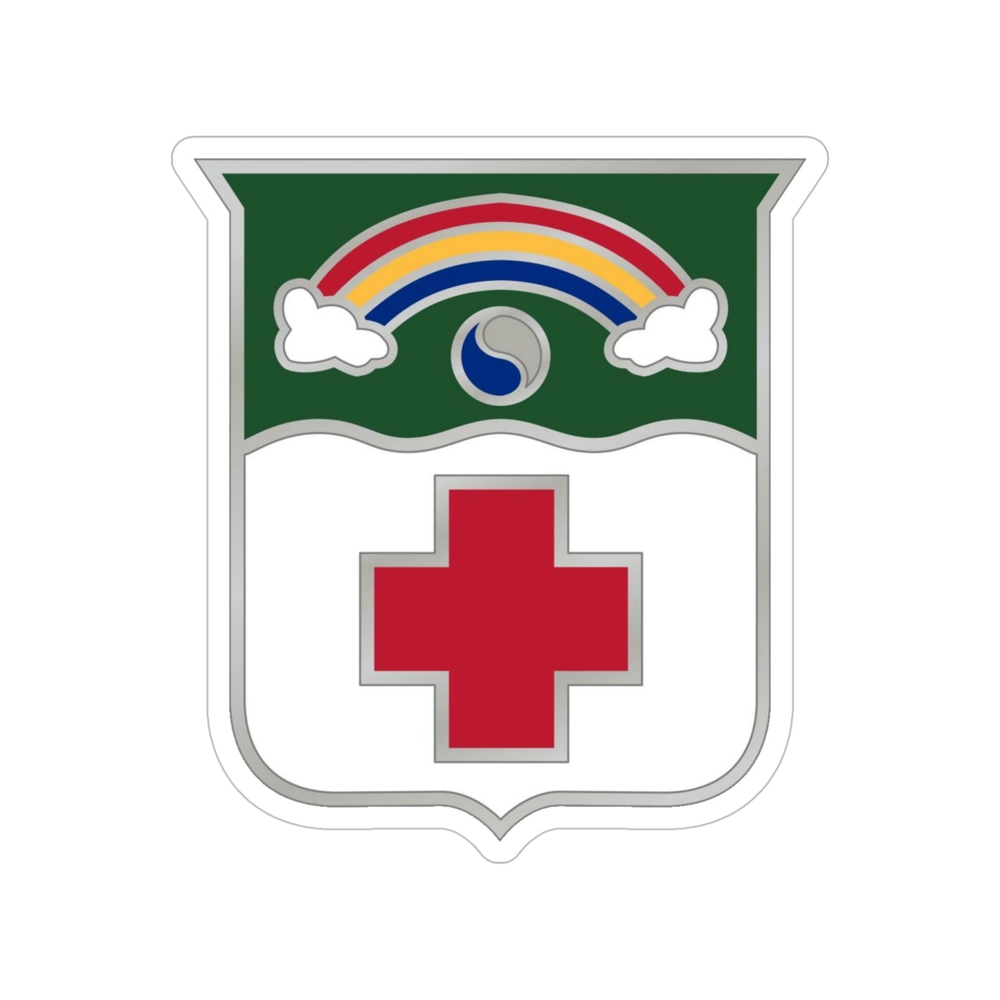 50 Medical Battalion (U.S. Army) Transparent STICKER Die-Cut Vinyl Decal-6 Inch-The Sticker Space