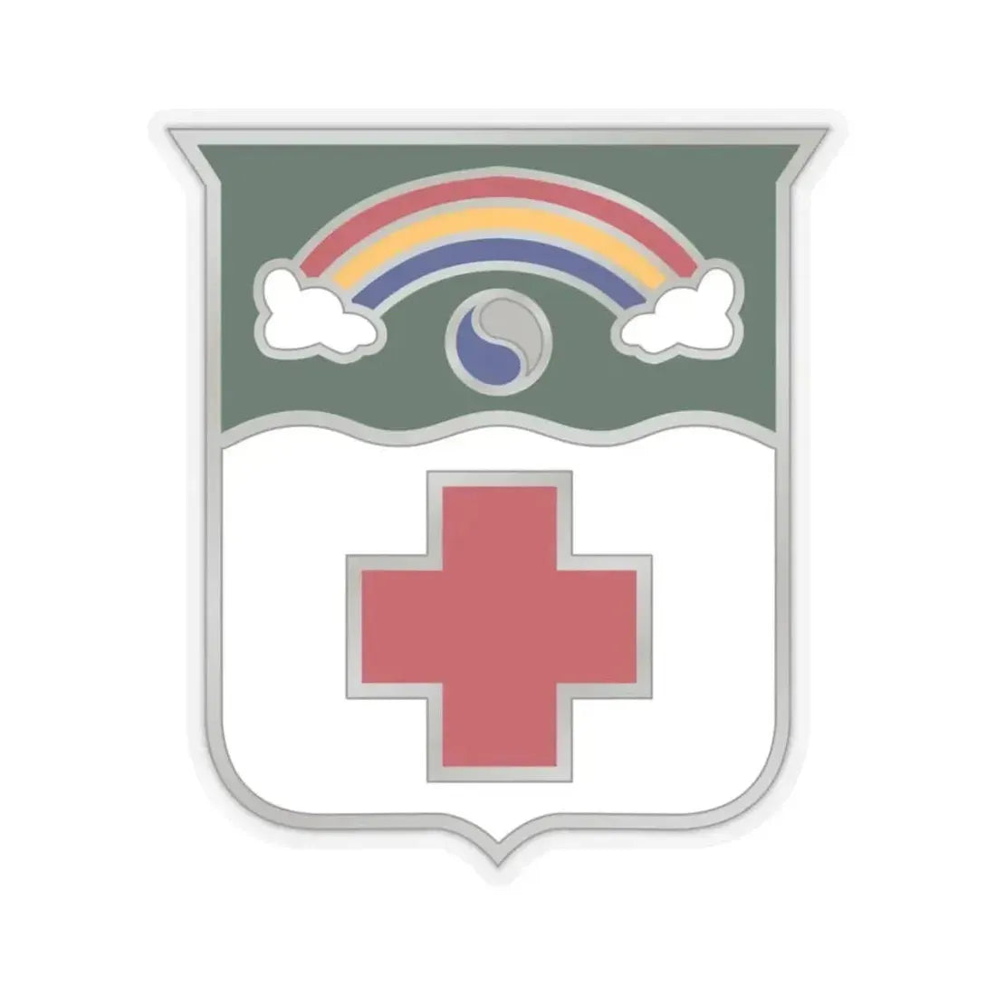 50 Medical Battalion (U.S. Army) STICKER Vinyl Kiss-Cut Decal 3 Inch Transparent - The Sticker Space