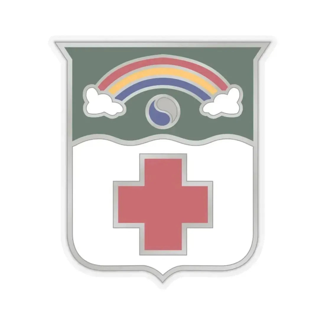50 Medical Battalion (U.S. Army) STICKER Vinyl Kiss-Cut Decal 4 Inch Transparent - The Sticker Space