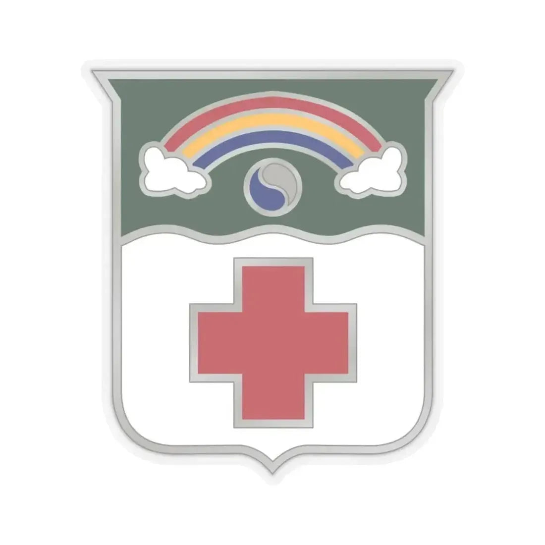 50 Medical Battalion (U.S. Army) STICKER Vinyl Kiss-Cut Decal 6 Inch Transparent - The Sticker Space