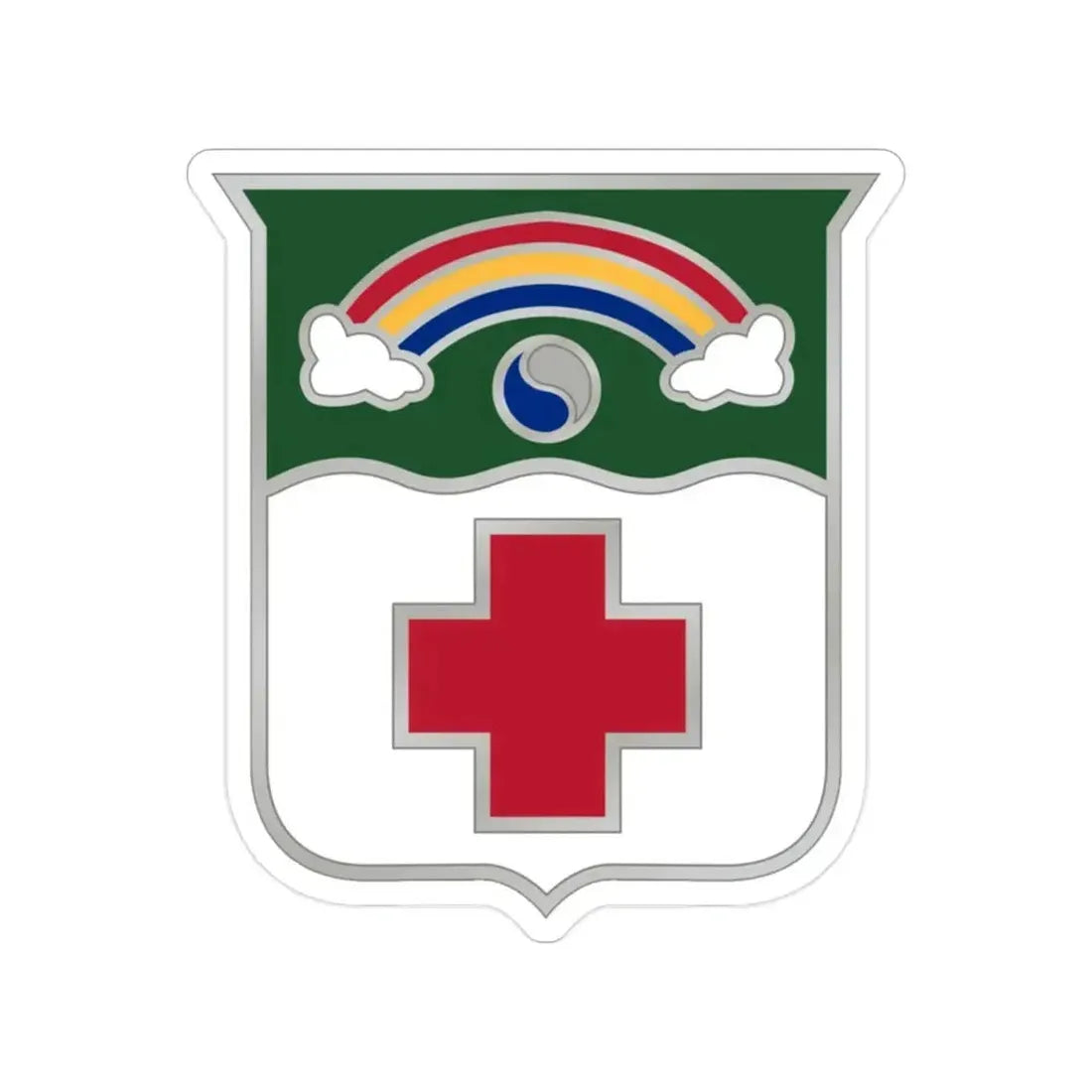 50 Medical Battalion (U.S. Army) Transparent STICKER Die-Cut Vinyl Decal 2 Inch - The Sticker Space