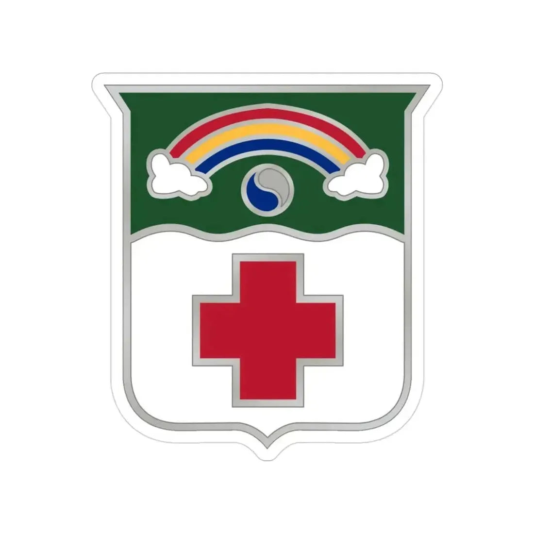 50 Medical Battalion (U.S. Army) Transparent STICKER Die-Cut Vinyl Decal 3 Inch - The Sticker Space