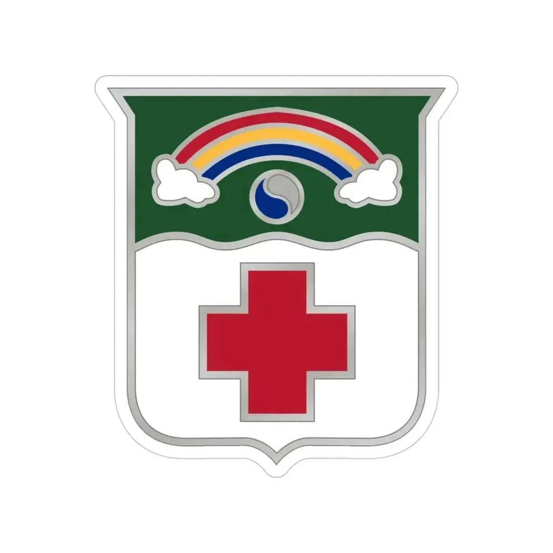 50 Medical Battalion (U.S. Army) Transparent STICKER Die-Cut Vinyl Decal 4 Inch - The Sticker Space