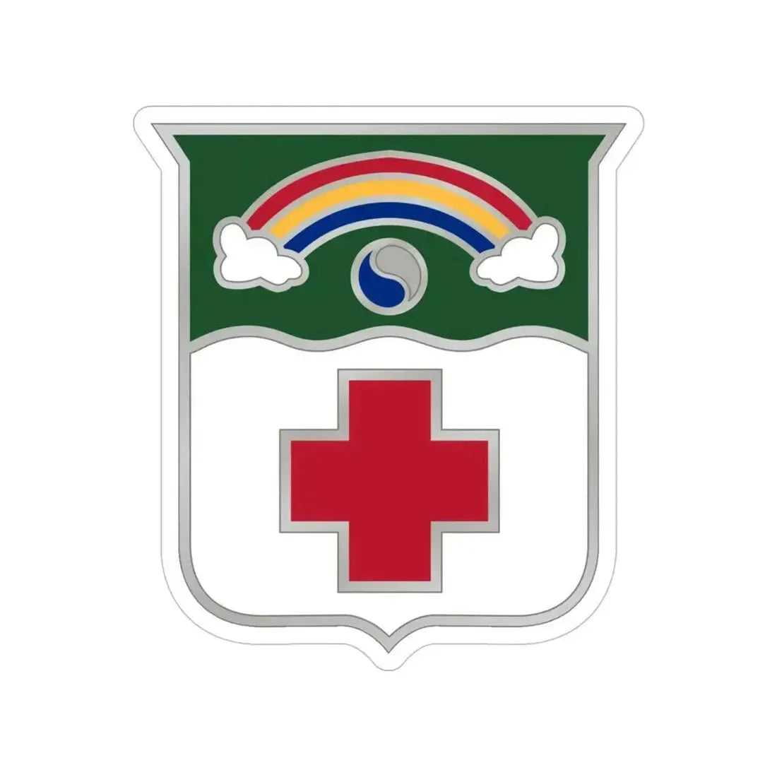 50 Medical Battalion (U.S. Army) Transparent STICKER Die-Cut Vinyl Decal 5 Inch - The Sticker Space