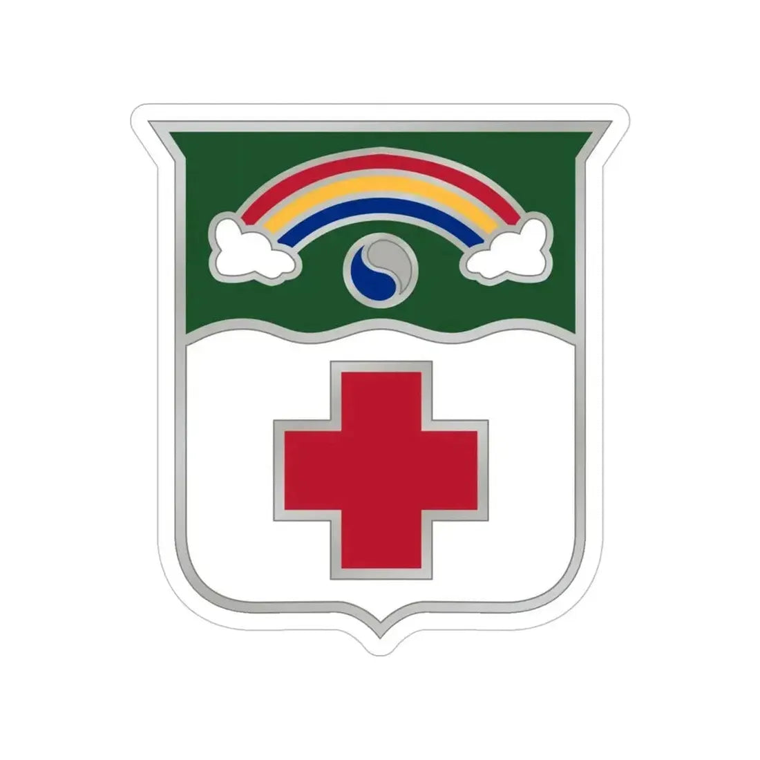 50 Medical Battalion (U.S. Army) Transparent STICKER Die-Cut Vinyl Decal 5 Inch - The Sticker Space