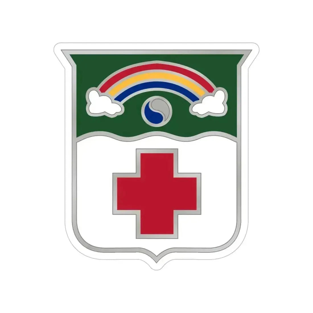 50 Medical Battalion (U.S. Army) Transparent STICKER Die-Cut Vinyl Decal 6 Inch - The Sticker Space