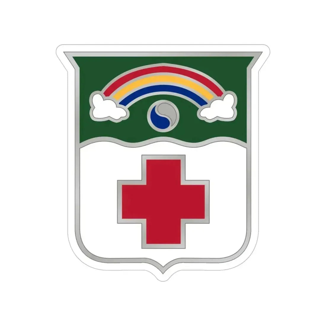 50 Medical Battalion (U.S. Army) Transparent STICKER Die-Cut Vinyl Decal 6 Inch - The Sticker Space