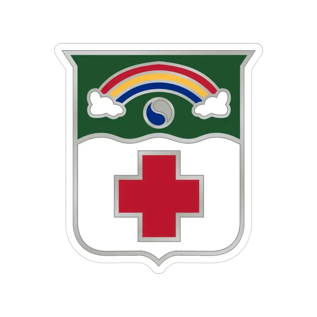 50 Medical Battalion (U.S. Army) Transparent STICKER Die-Cut Vinyl Decal - The Sticker Space