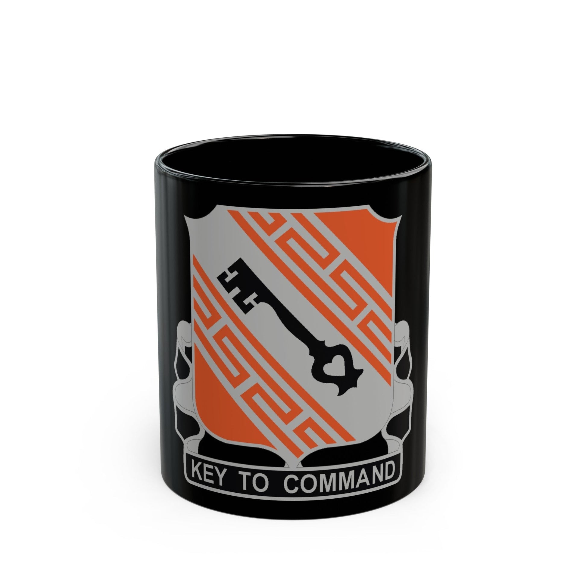 50 Signal Battalion (U.S. Army) Black Coffee Mug-11oz-The Sticker Space