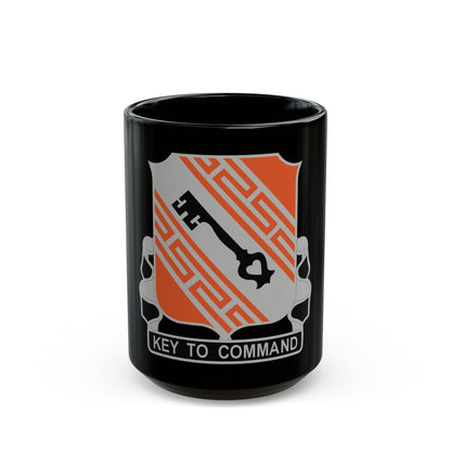 50 Signal Battalion (U.S. Army) Black Coffee Mug-15oz-The Sticker Space