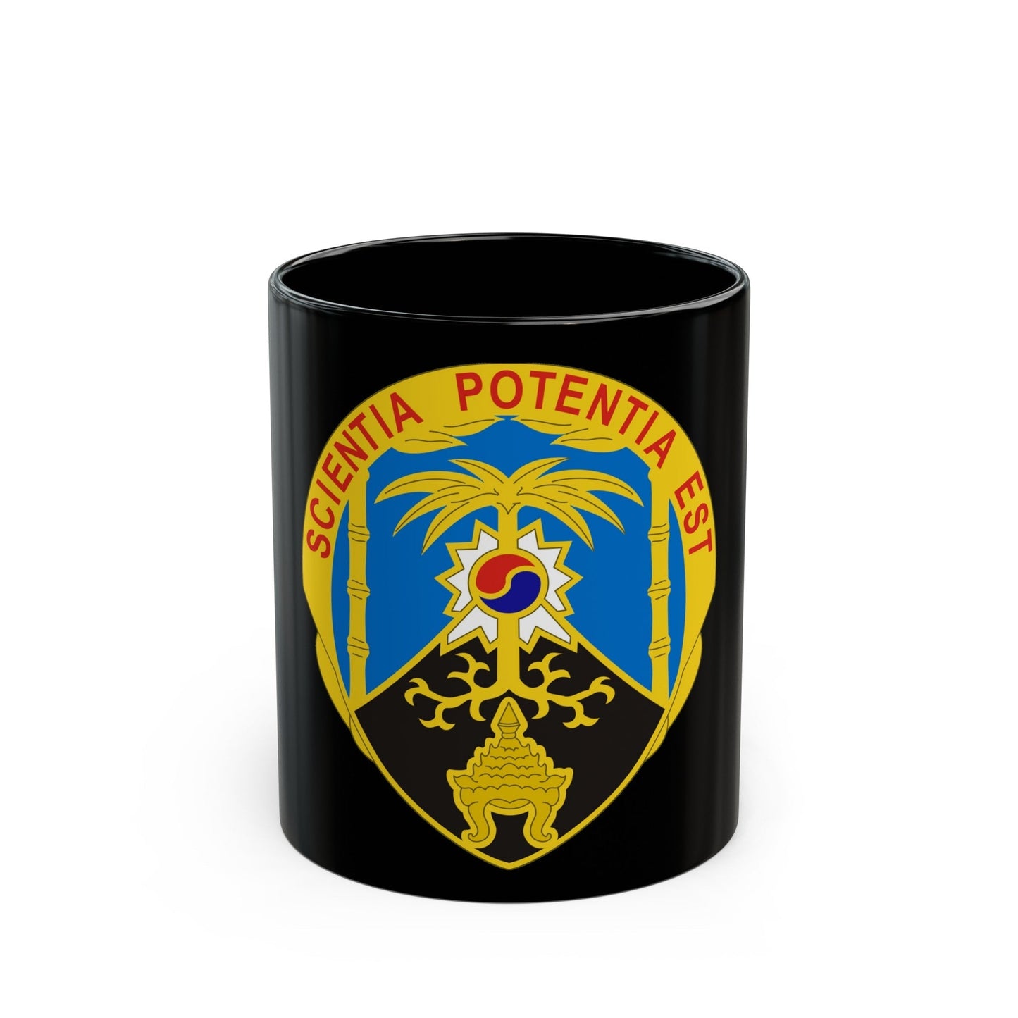 500 Military Intelligence Brigade 2 (U.S. Army) Black Coffee Mug-11oz-The Sticker Space