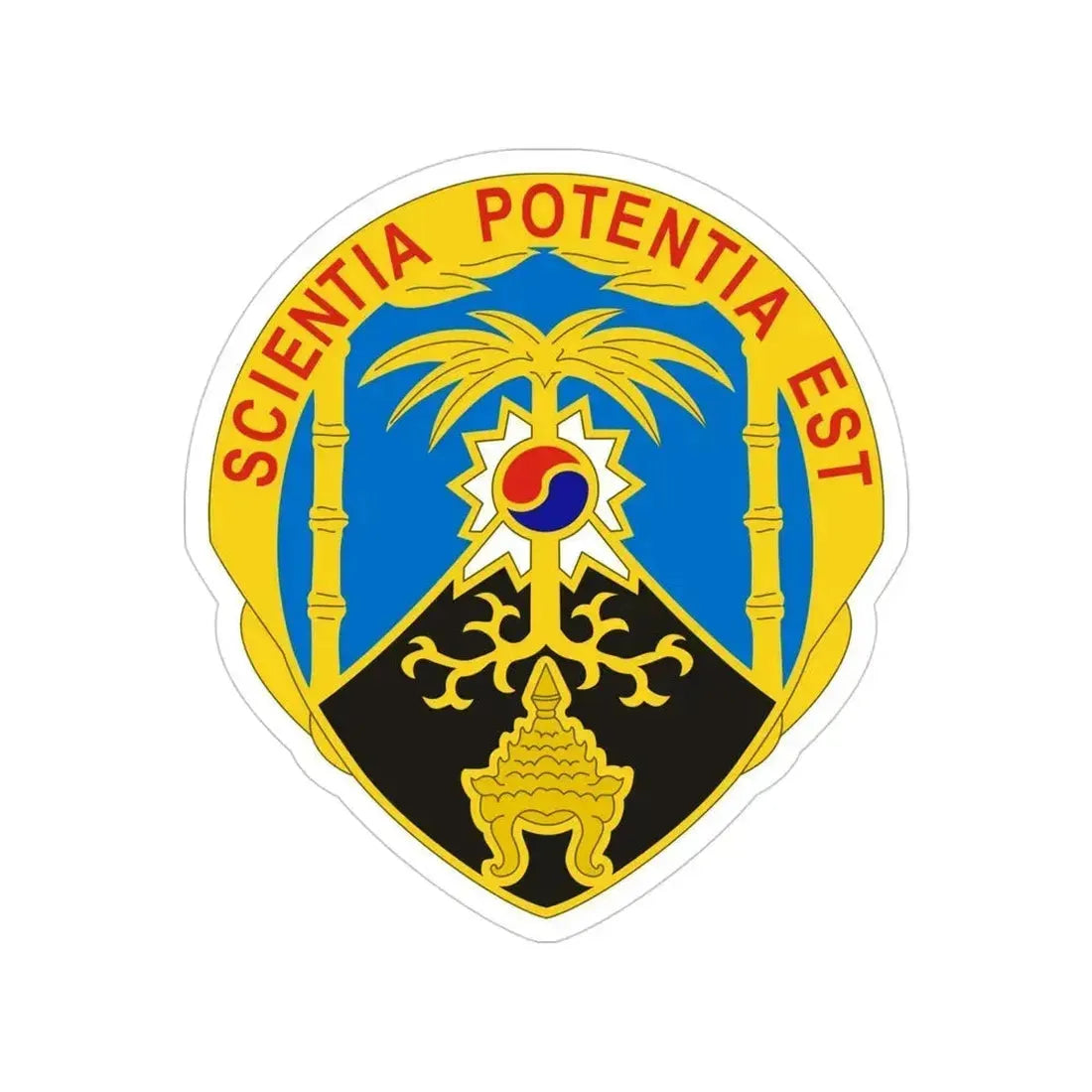 500 Military Intelligence Brigade 2 (U.S. Army) Transparent STICKER Die-Cut Vinyl Decal 4 Inch - The Sticker Space