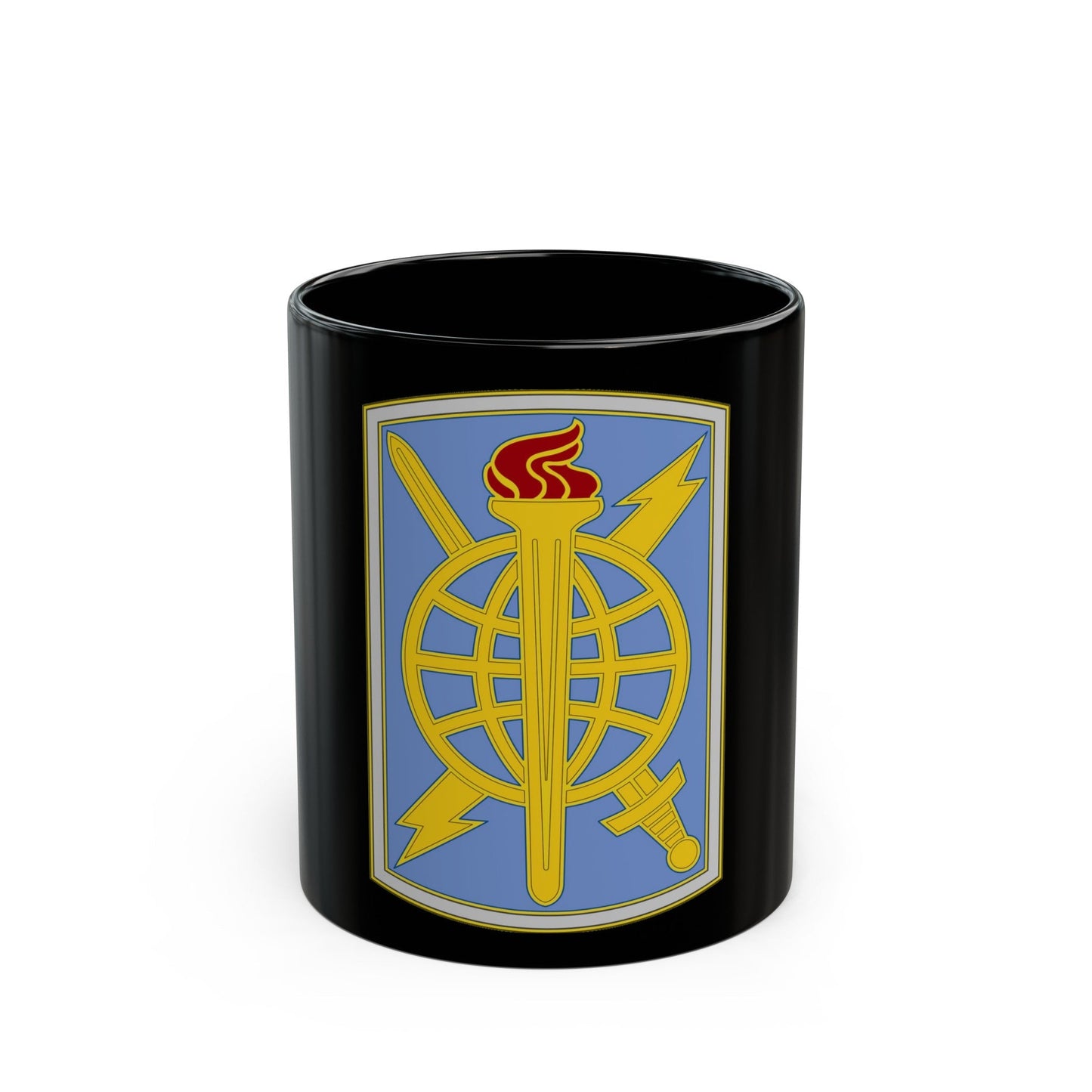 500 Military Intelligence Brigade 3 (U.S. Army) Black Coffee Mug-11oz-The Sticker Space