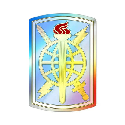 500 Military Intelligence Brigade 3 (U.S. Army) Holographic STICKER Die-Cut Vinyl Decal 2 Inch Holographic - The Sticker Space