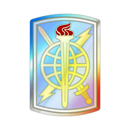 500 Military Intelligence Brigade 3 (U.S. Army) Holographic STICKER Die-Cut Vinyl Decal 5 Inch Holographic - The Sticker Space