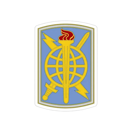 500 Military Intelligence Brigade 3 (U.S. Army) REVERSE PRINT Transparent Die-Cut STICKER 6 Inch Die-Cut Transparent - The Sticker Space